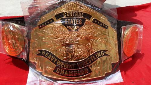 NWA CENTRAL STATES HEAVYWEIGHT ZINC Championship Belt - Zees Belts