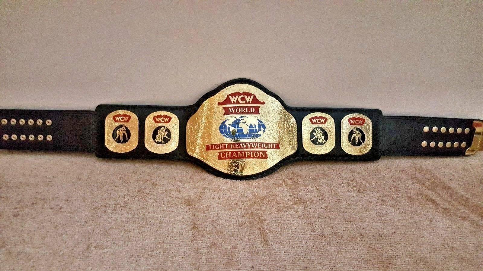 WCW WORLD LIGHT HEAVYWEIGHT Brass Championship Belt - Zees Belts