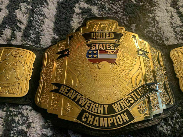 WCW UNITED STATES HEAVYWEIGHT Zinc Championship Belt - Zees Belts