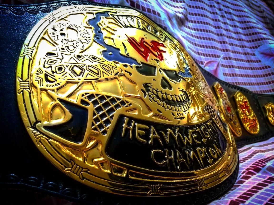 Gold Plated Championship Wrestling Belt - Zees Championship Belts