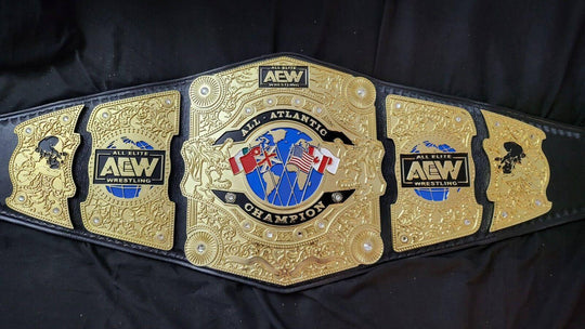 AEW ALL ATLANTIC CNC MADE CHAMPIONSHIP BELT - Zees Belts