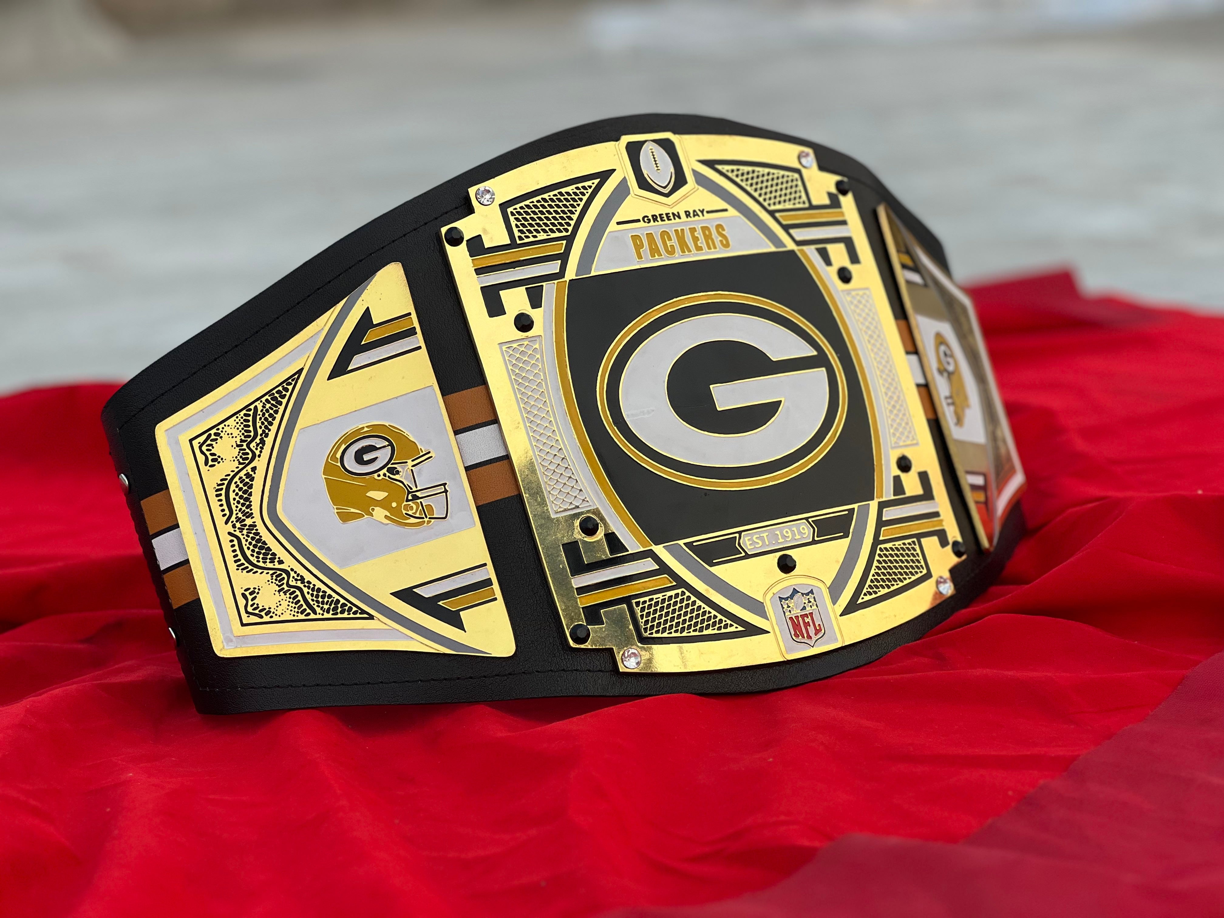 Green Bay Packers Championship Belt - Zees Championship Belts Green Bay Packers Championship Belt - Zees Championship Belts