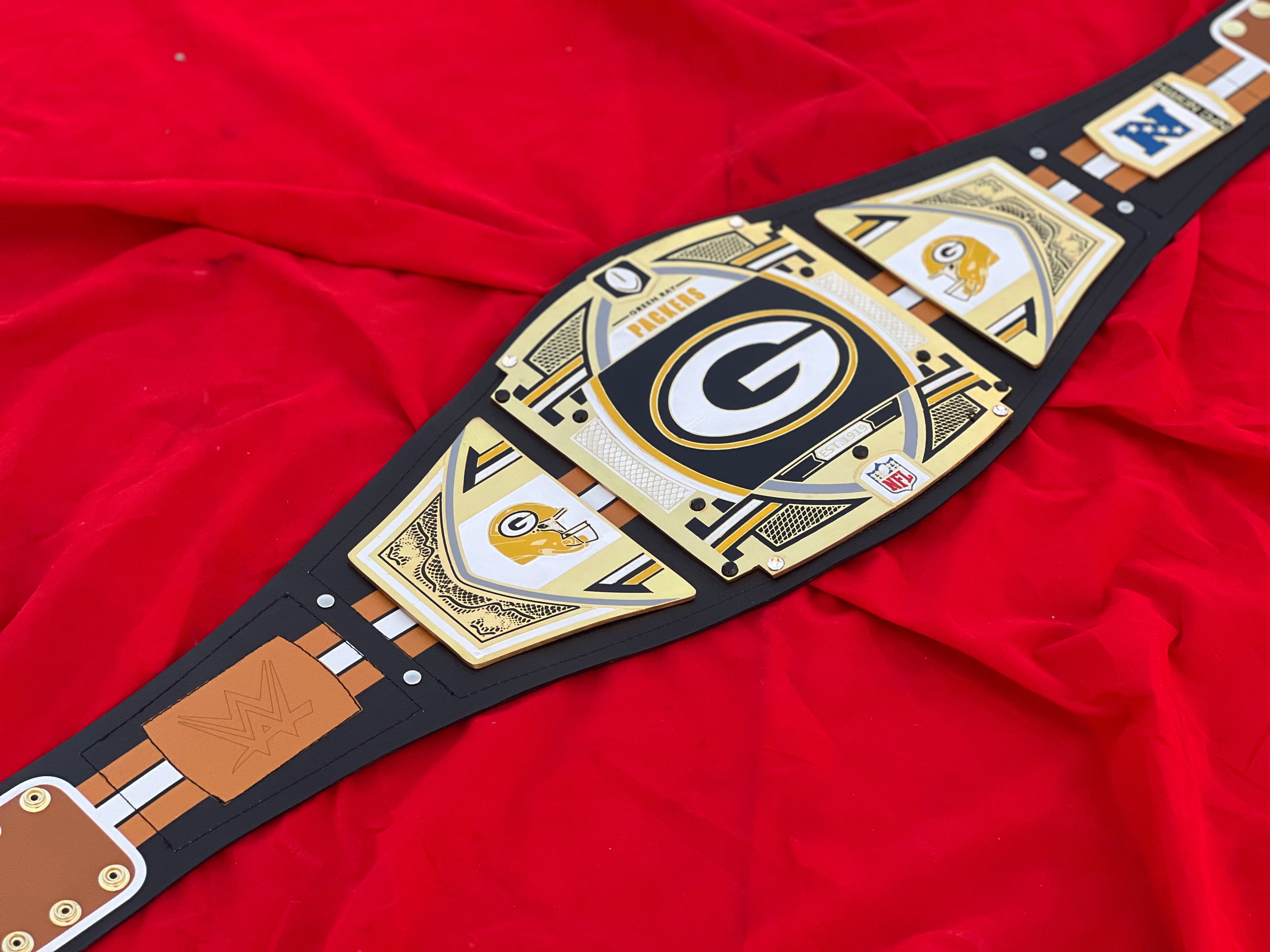 Green Bay Packers Championship Belt - Zees Championship Belts Green Bay Packers Championship Belt - Zees Championship Belts
