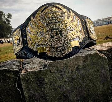 TNA HEAVYWEIGHT 24K GOLD Championship Belt