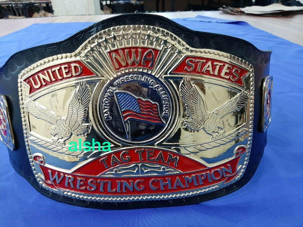 NWA US TAG TEAM Zinc Championship Belt - Zees Belts