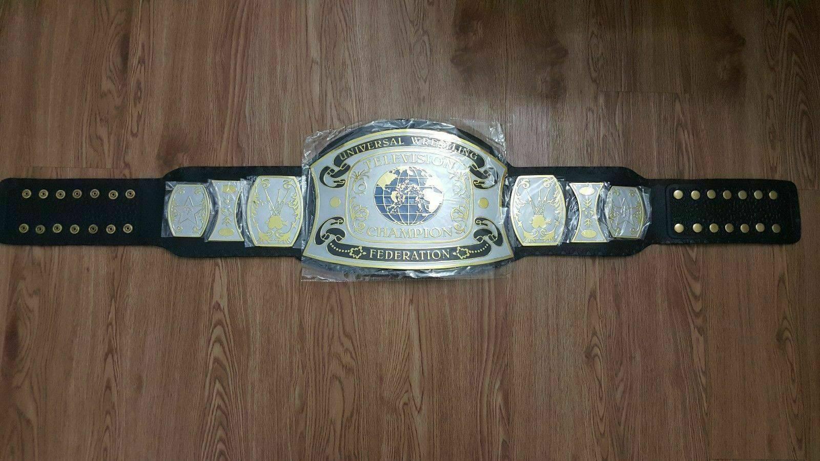 UWF TELEVISION Brass Championship Belt - Zees Belts