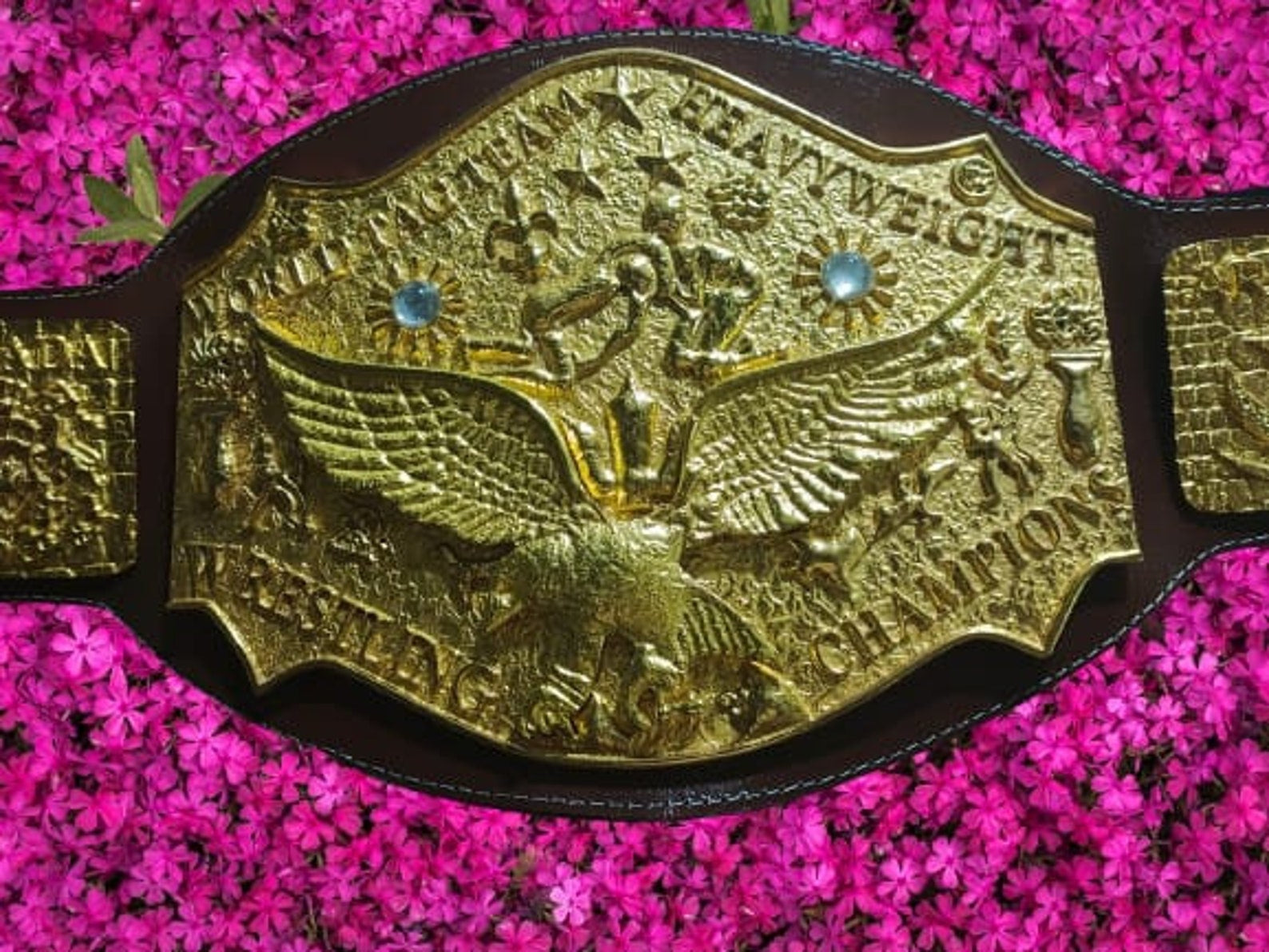 NWA World Tag Team Title Belt – Zinc Die-Cast