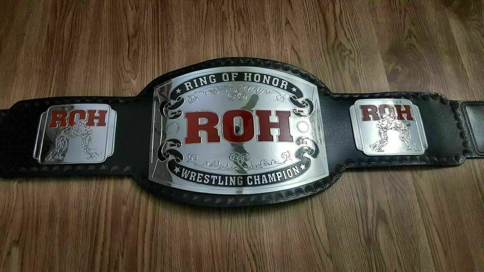 ROH Brass Championship Belt - Zees Belts