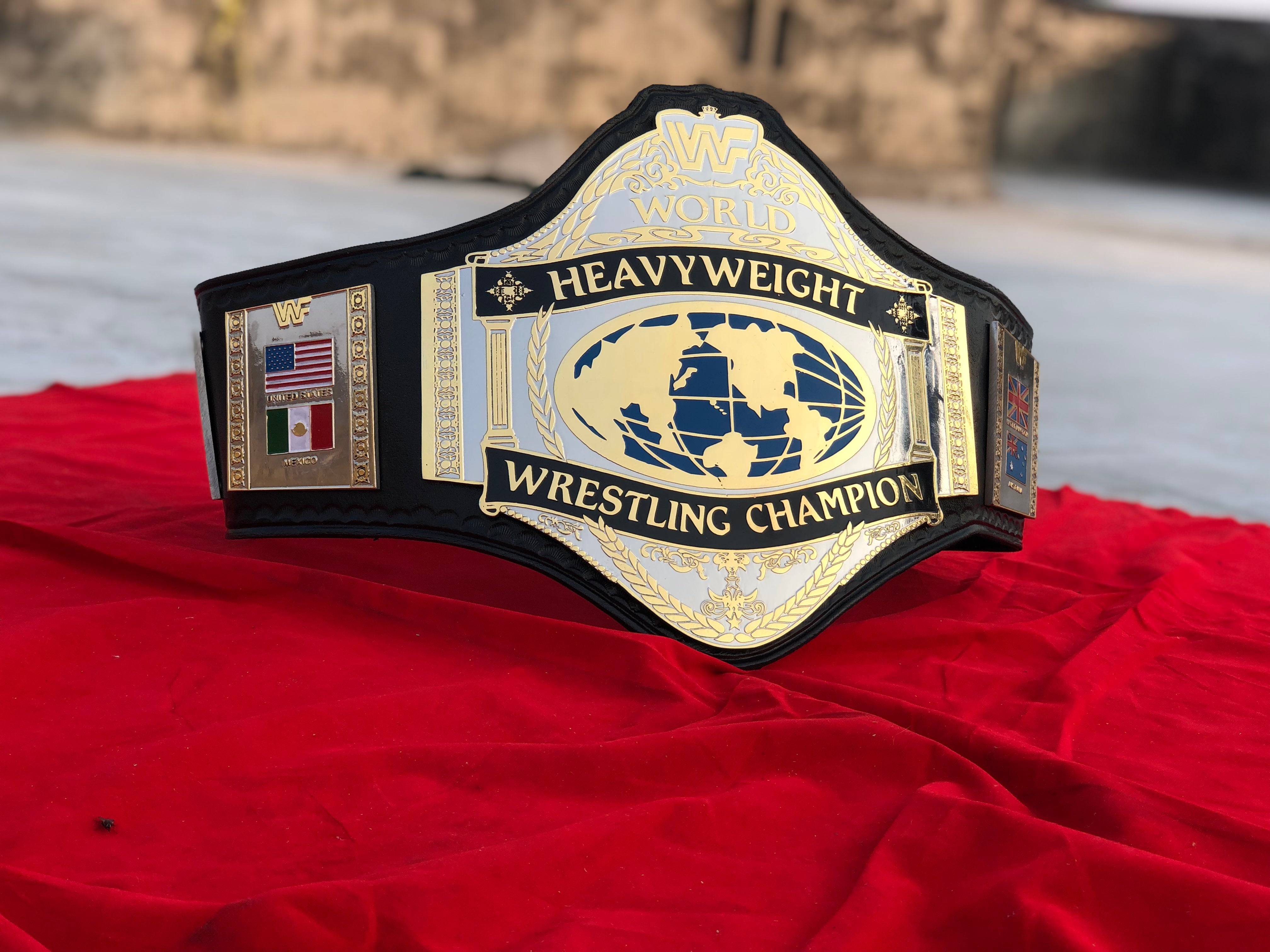 WWF HULK HOGAN 86 Brass Championship Title Belt Zees