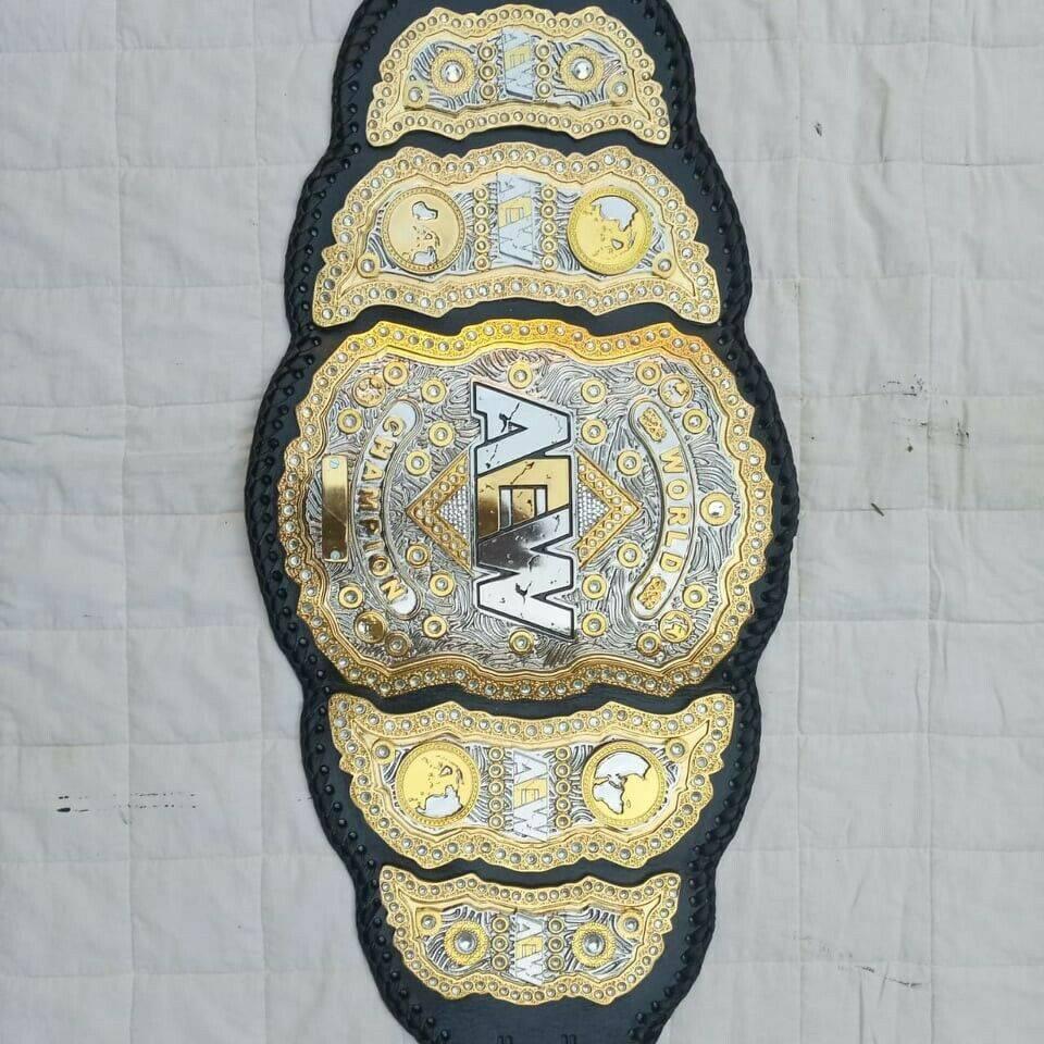 AEW Heavyweight Championship Belt 24K Gold Replica