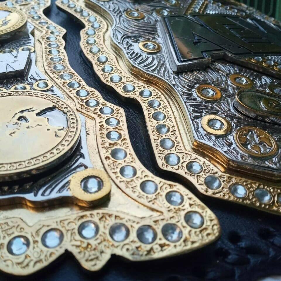 AEW Heavyweight Championship Belt 24K Gold Replica - Zees Belts