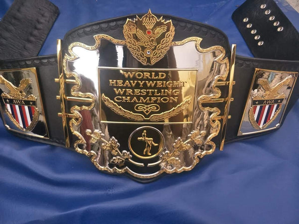AWA WORLD HEAVYWEIGHT Championship Belt - Zees Belts