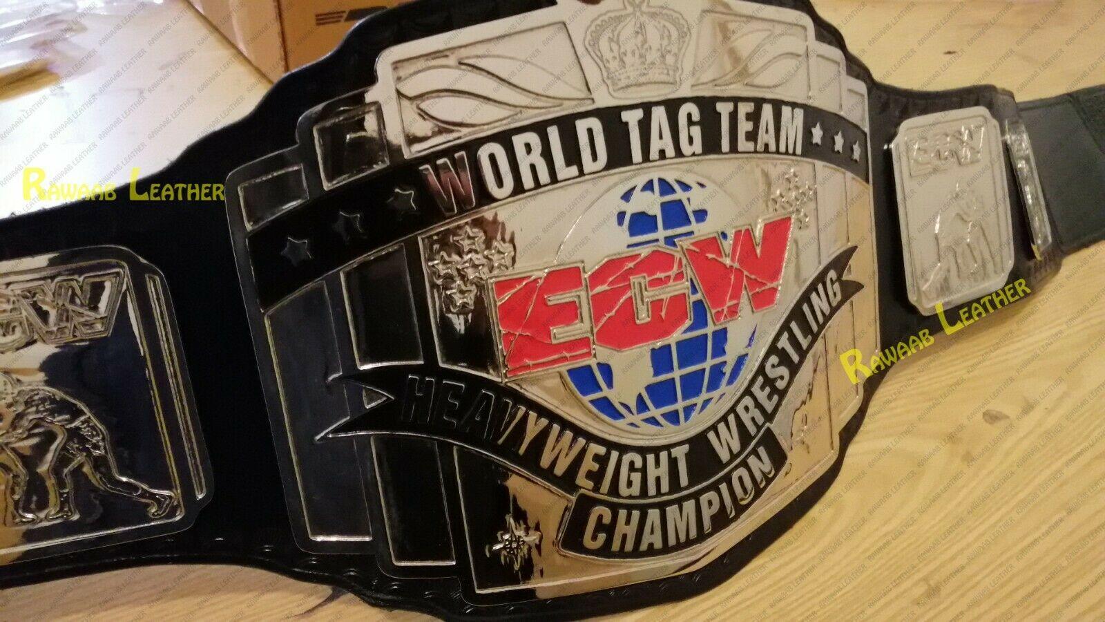 ECW TAG TEAM Championship Belt Zinc Plates - Zees Belts
