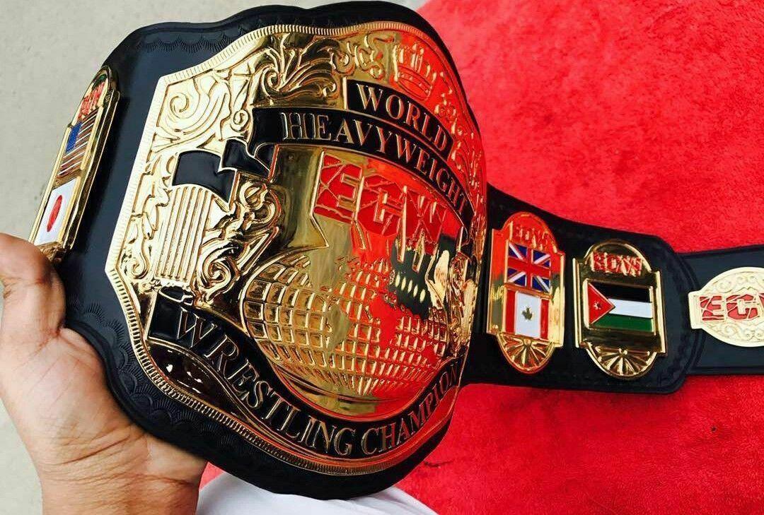 ECW WORLD HEAVYWEIGHT ZINC Championship Belt - Zees Championship Belts