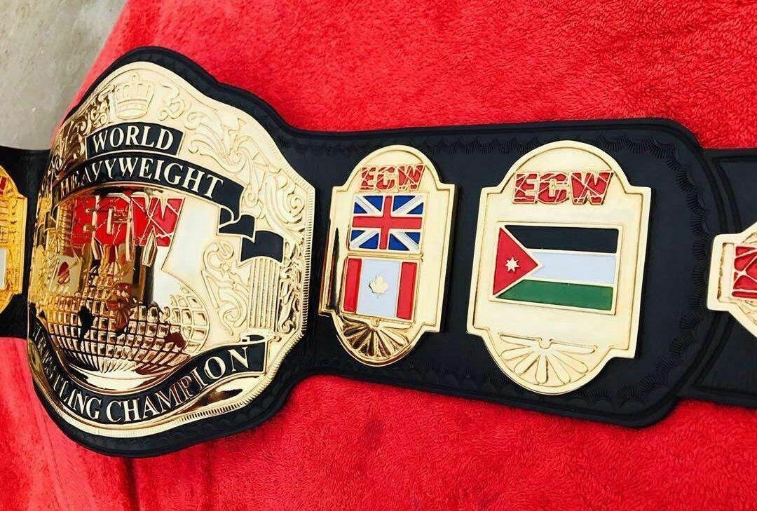 ECW WORLD HEAVYWEIGHT Zinc Championship Belt - Zees Belts