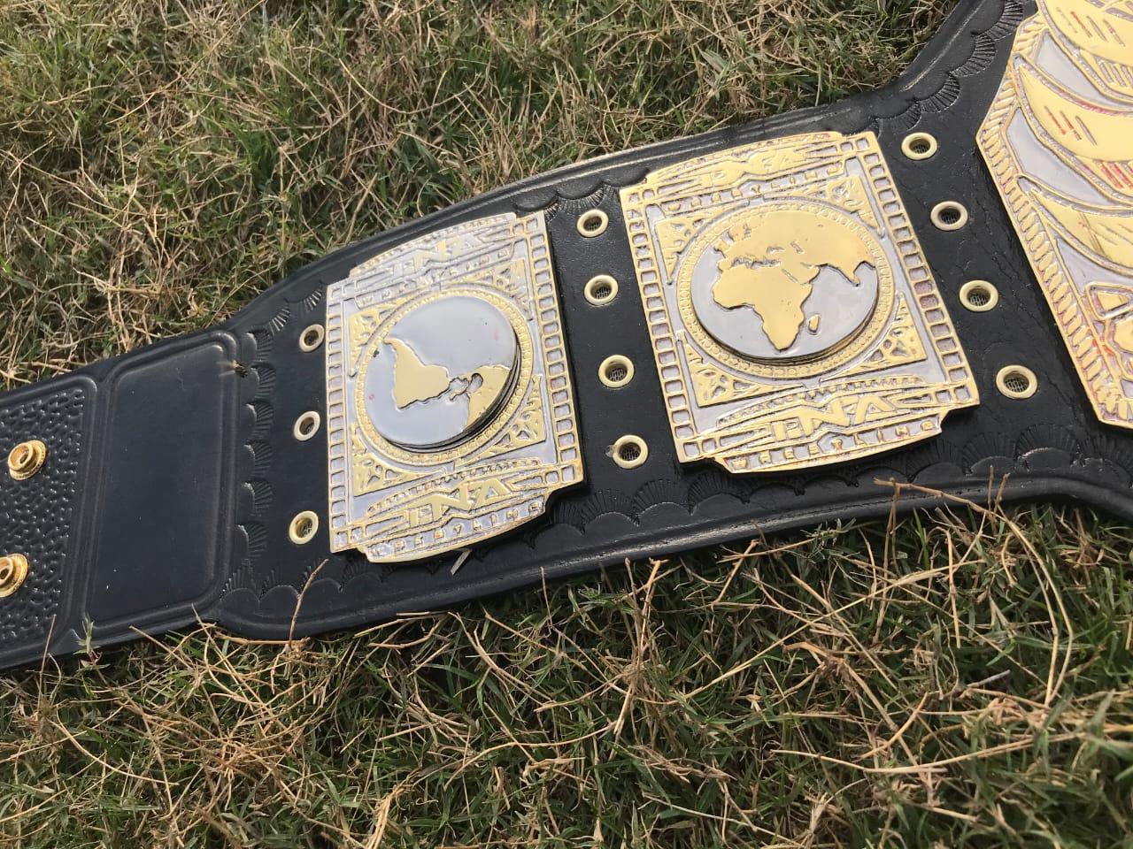 TNA Heavyweight Double Stacked Zinc Championship Belt - Zees Belts