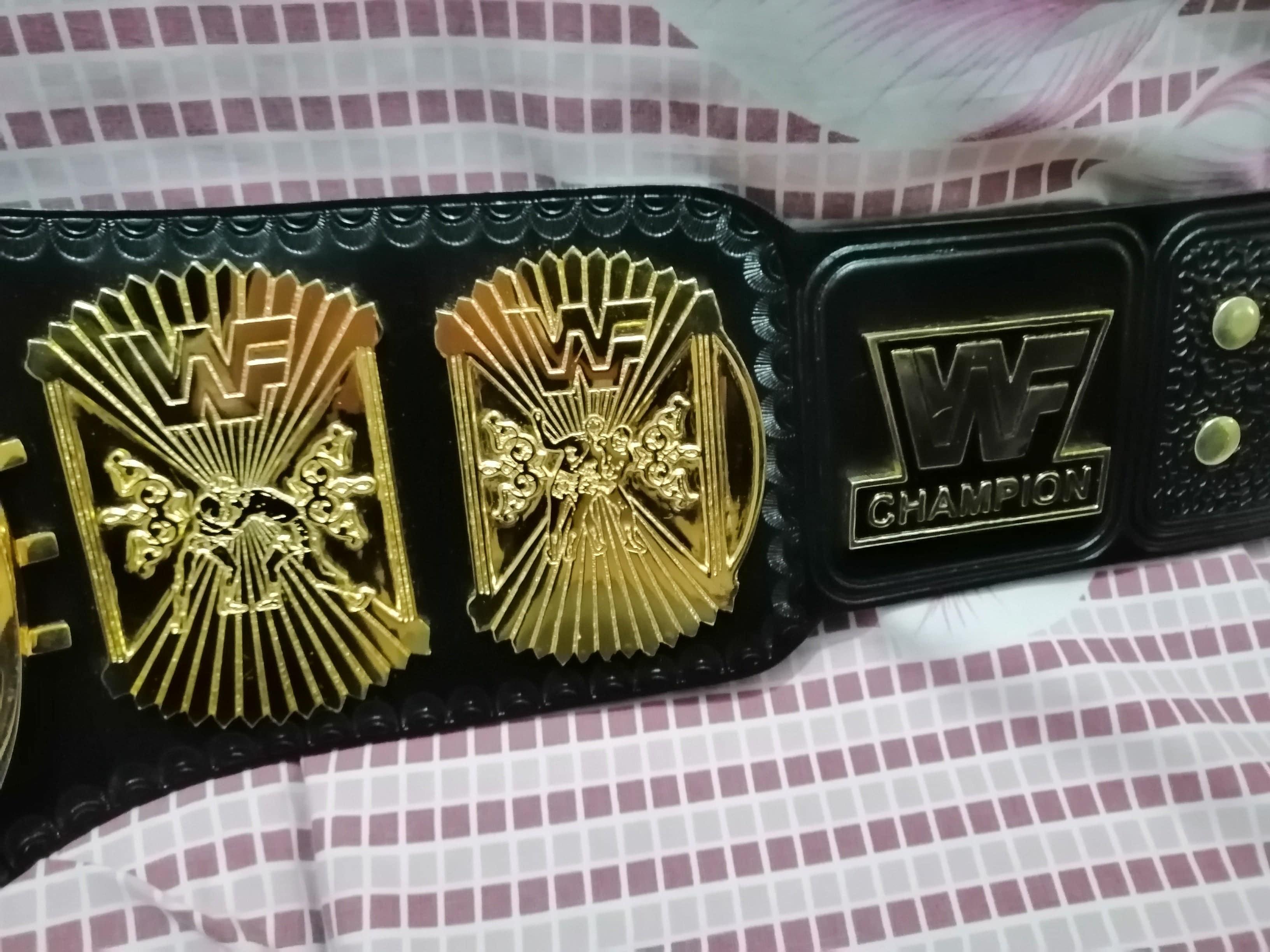 WWF WINGED EAGLE 24K GOLD Championship Title Belt