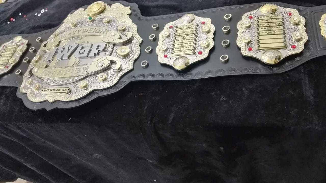 IWGP V3 HEAVYWEIGHT Zinc Championship Belt - Zees Belts