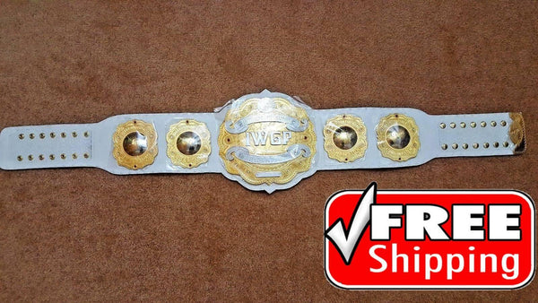 IWGP INTERCONTINENTAL DOUBLE STACKED BRASS Championship Belt