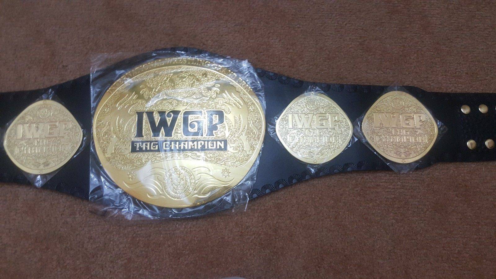 IWGP TAG TEAM Brass Championship Belt - Zees Belts