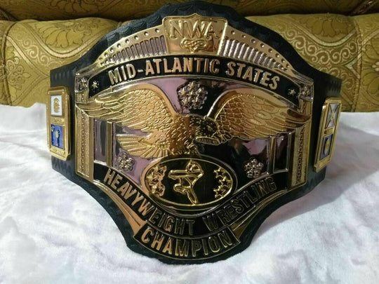 NWA MID ATLANTIC STATES Zinc Championship Belt - Zees Belts