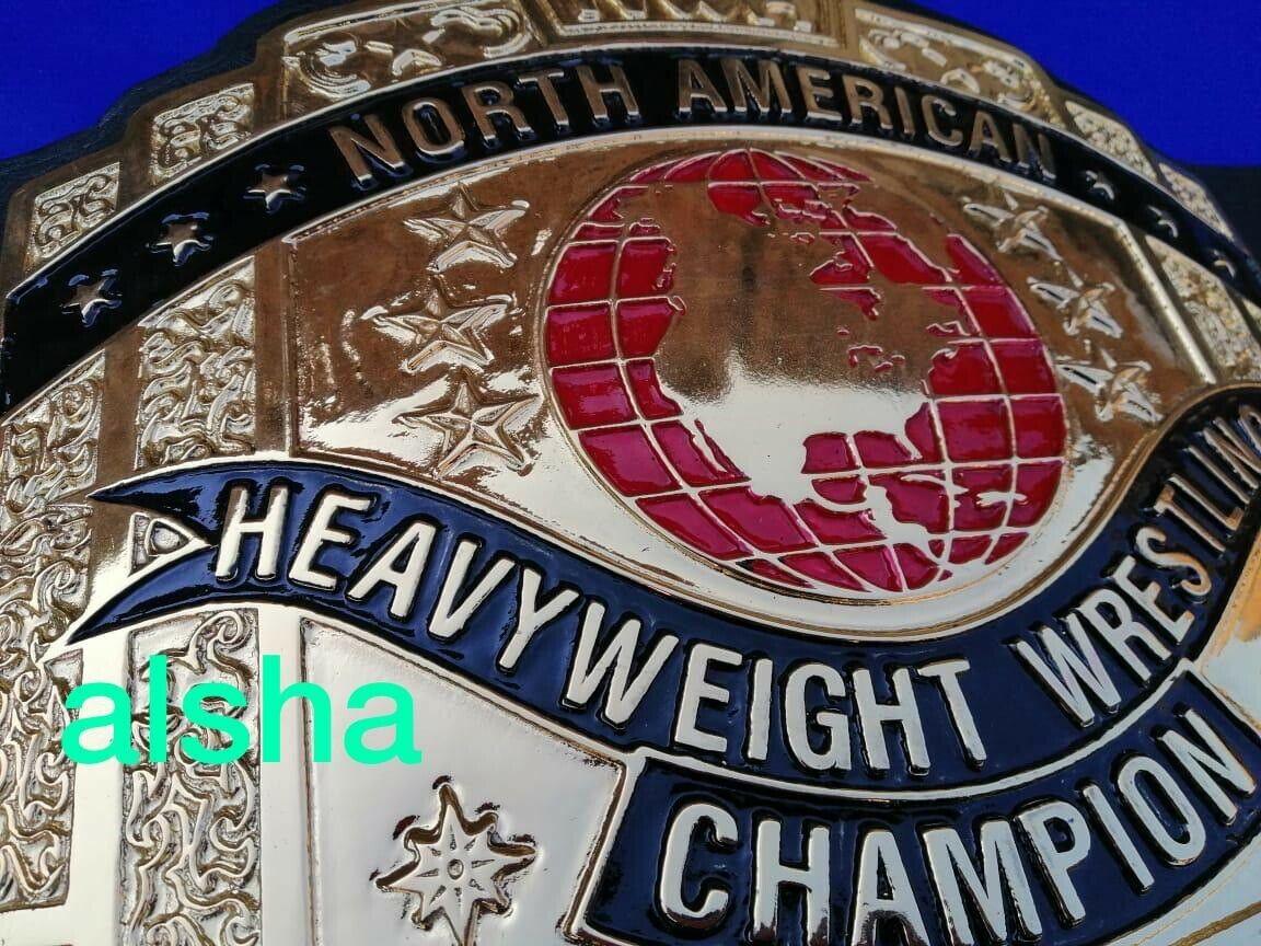 NWA NORTH AMERICAN HEAVYWEIGHT Zinc Championship Belt - Zees Belts