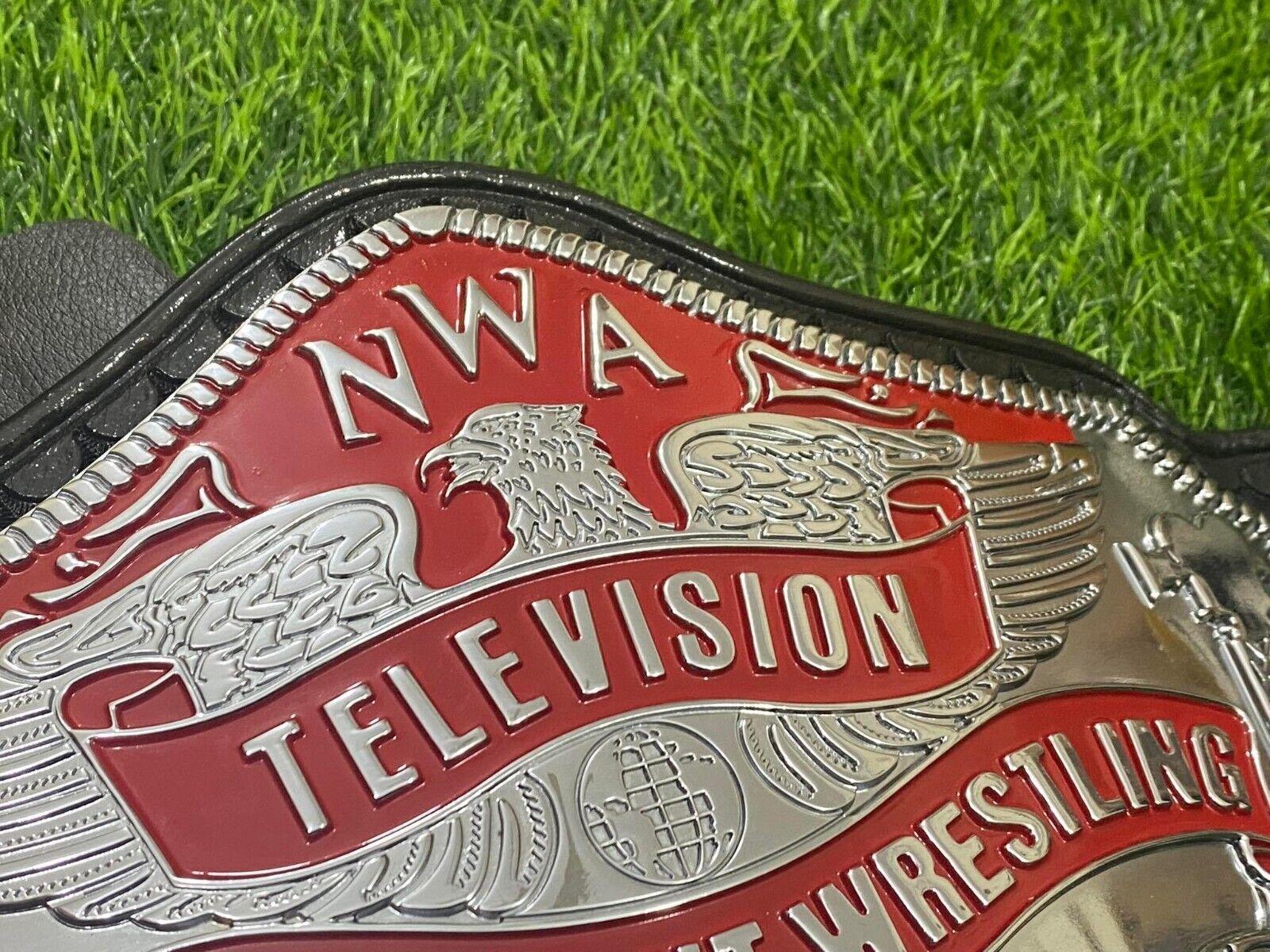 NWA TELEVISION HEAVYWEIGHT CNC MADE CHAMPIONSHIP BELT - Zees Belts