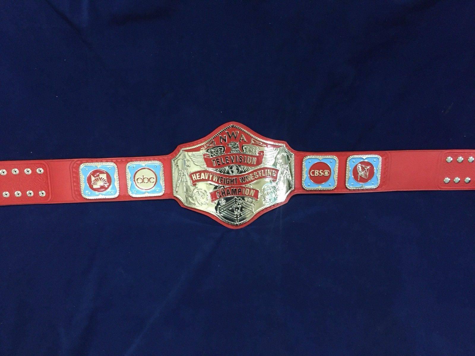 NWA Championship TELEVISION HEAVYWEIGHT 24K Nickle Zinc Championship Belt