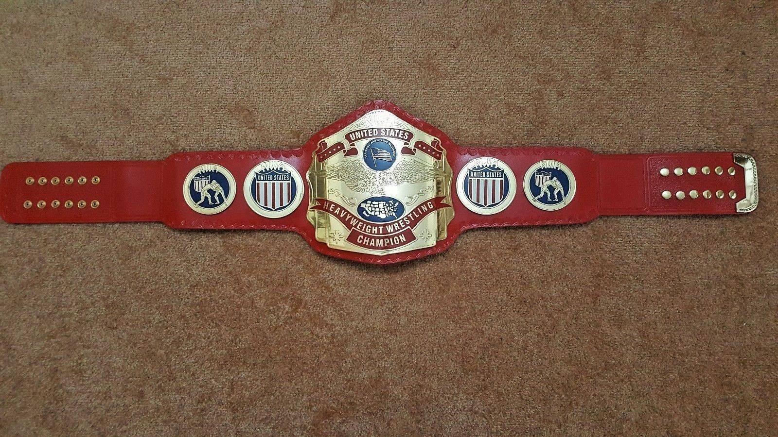 NWA US TAG TEAM Brass Championship Belt
