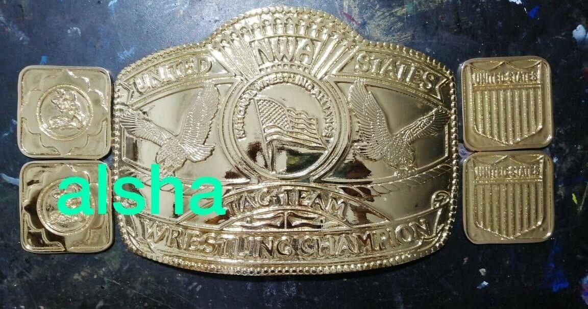 NWA US TAG TEAM Zinc Championship Belt - Zees Belts