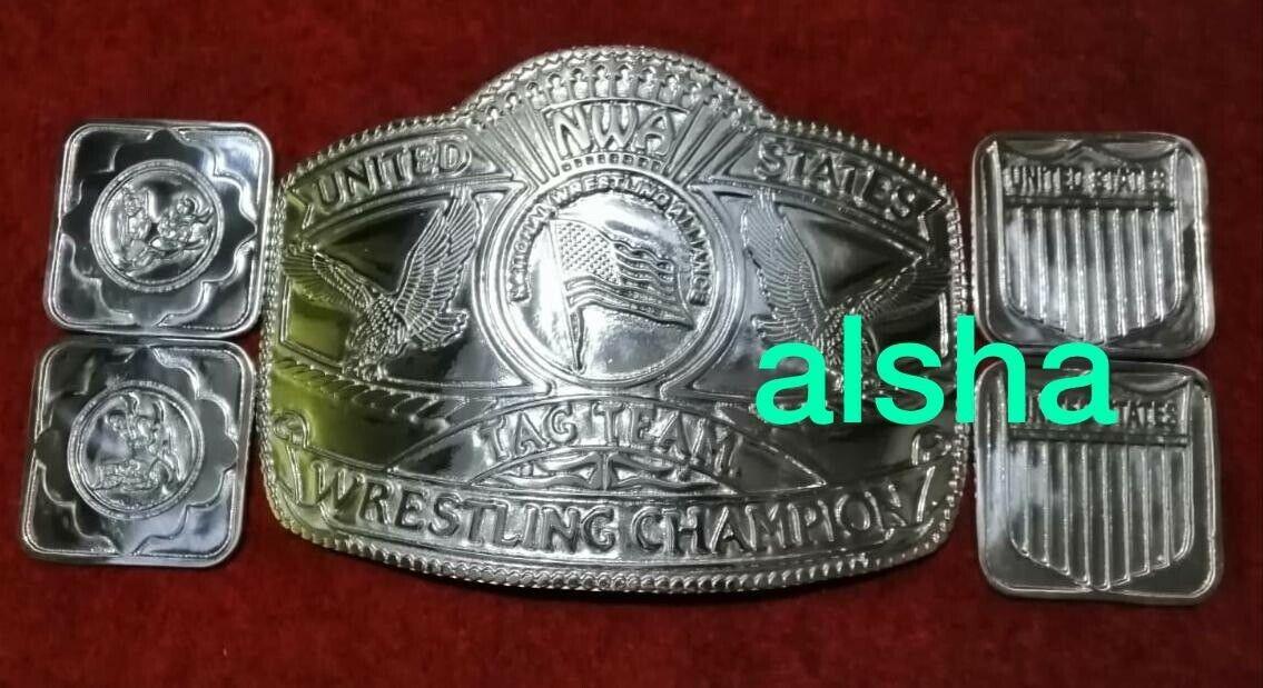 NWA UNITED STATES TAG TEAM Zinc Championship Belt - Zees Belts