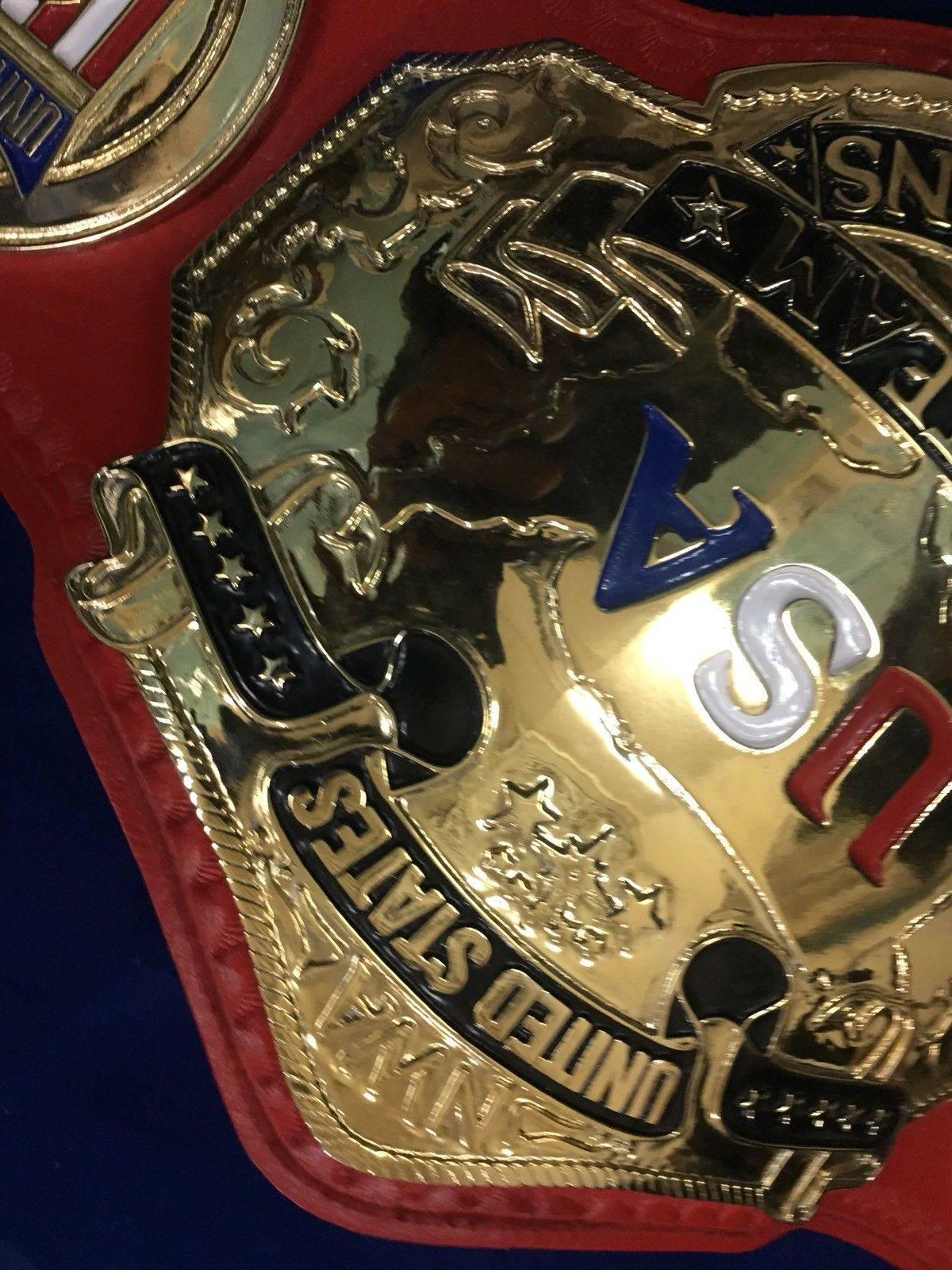 NWA UNITED STATES TAG TEAM 24K GOLD Zinc Championship Belt - Zees Belts