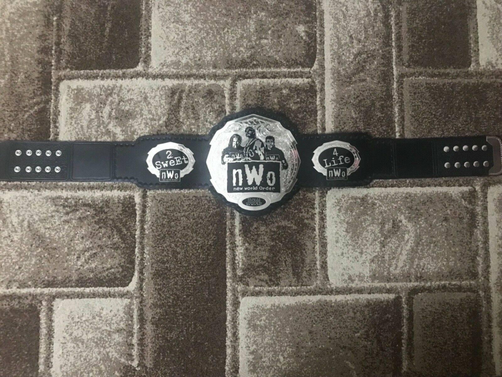 NWO NEW WORLD ORDER Brass Championship Belt - Zees Belts