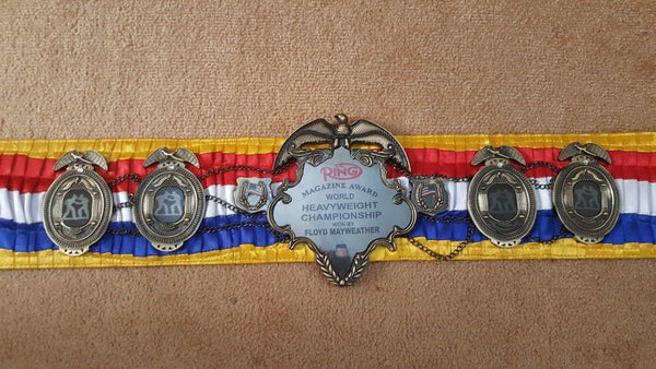 RING MAGAZINE WORLD HEAVYWEIGHT BOXING Championship Belt - Zees Belts