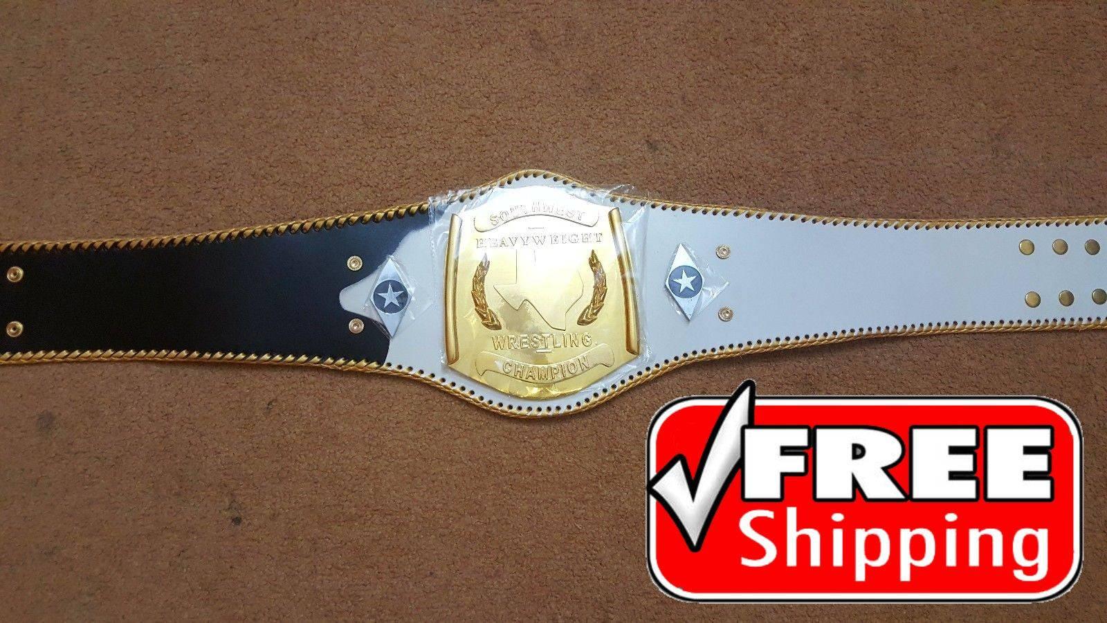 Southern Heavyweight Wrestling Championship Leather Belt