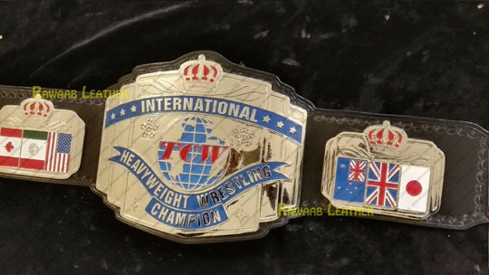 TCW INTERNATIONAL HEAVYWEIGHT Zinc Championship Belt - Zees Belts
