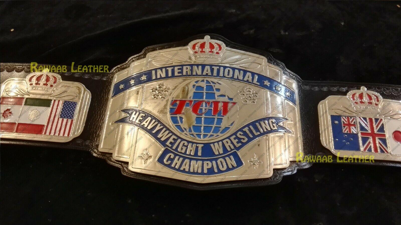 TCW INTERNATIONAL HEAVYWEIGHT Zinc Championship Belt - Zees Belts