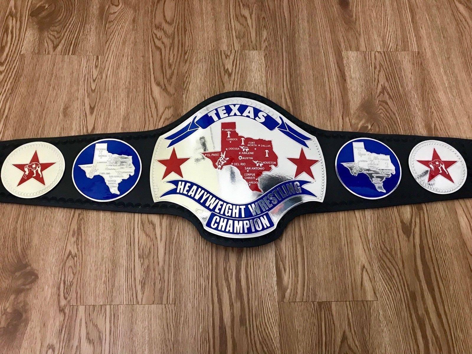 TEXAS HEAVYWEIGHT Brass Championship Belt - Zees Belts