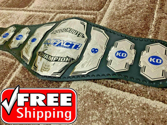 TNA IMPACT Brass Championship Belt - Zees Belts