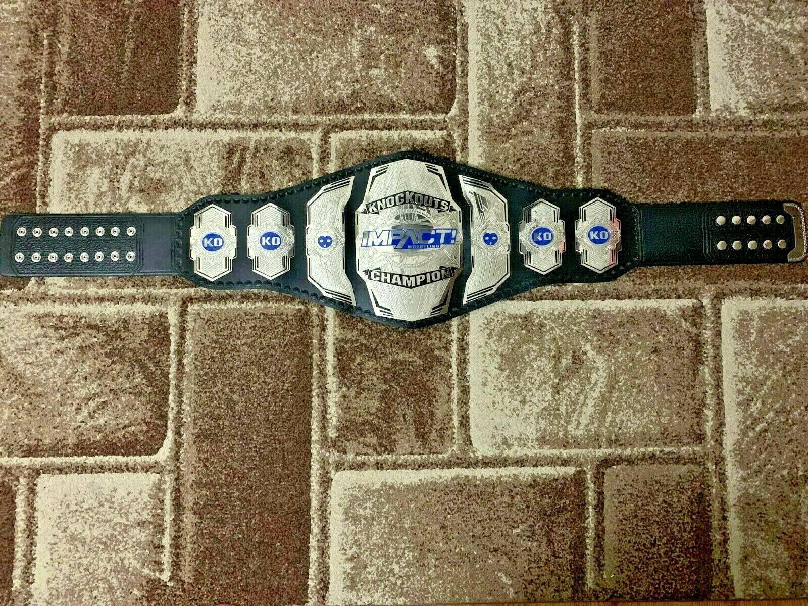 TNA IMPACT Brass Championship Belt - Zees Belts