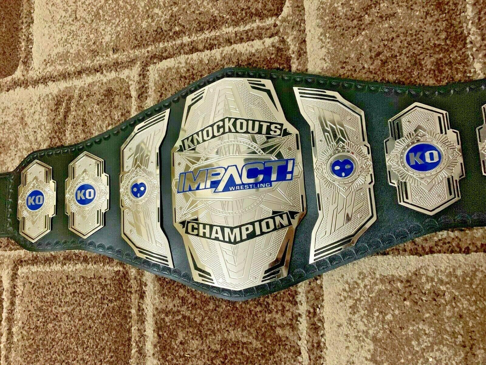 TNA IMPACT Brass Championship Belt - Zees Belts
