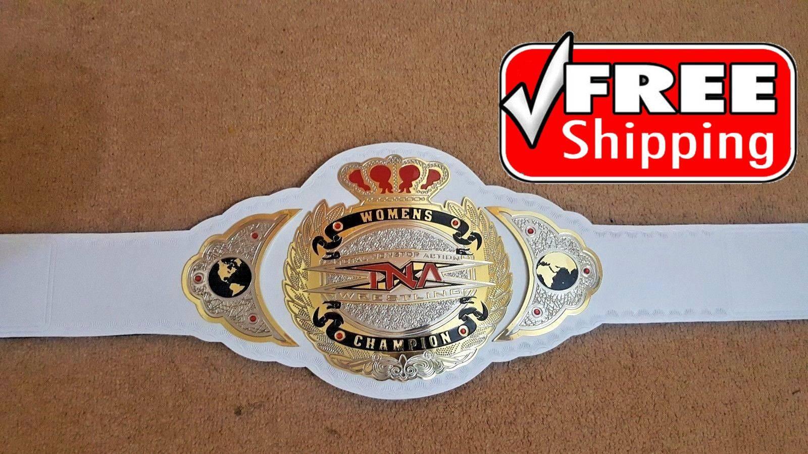 TNA WOMENS Brass Championship Belt - Zees Belts