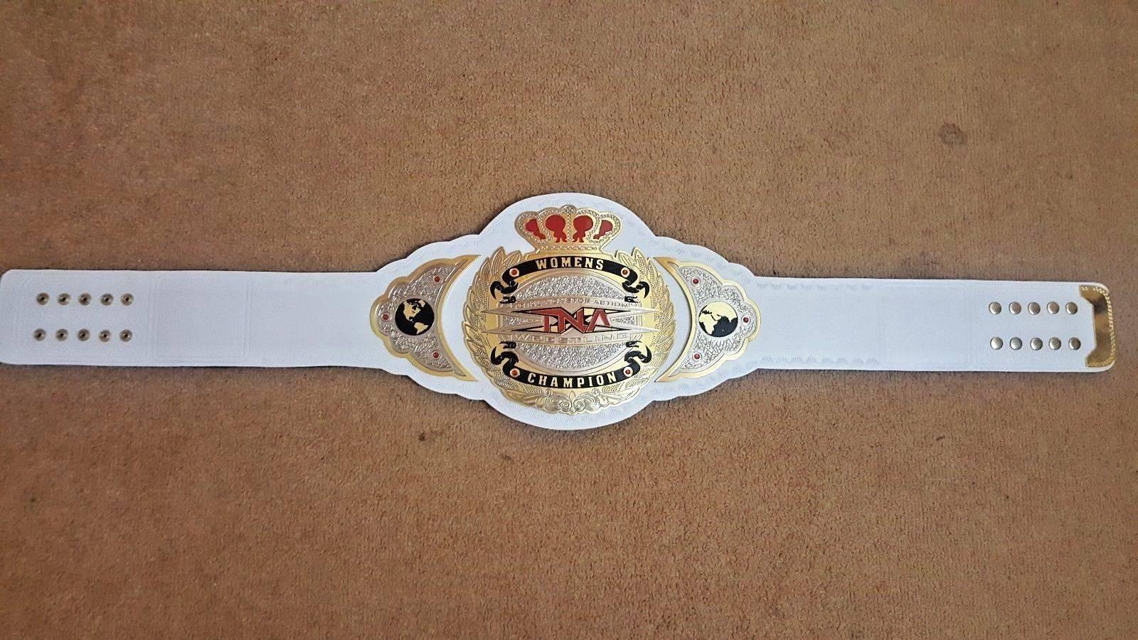 TNA WOMENS Brass Championship Belt - Zees Belts