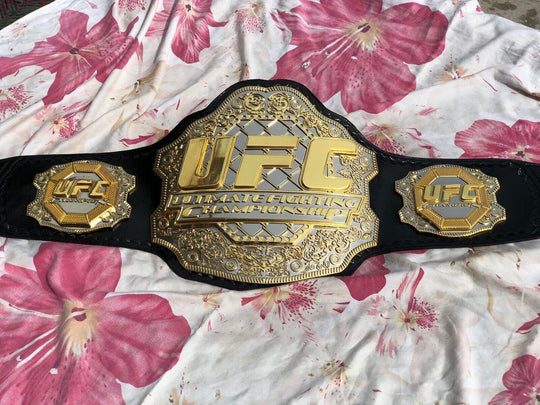 UFC TRIPLE STACK CNC MADE CHAMPIONSHIP BELT - Zees Belts