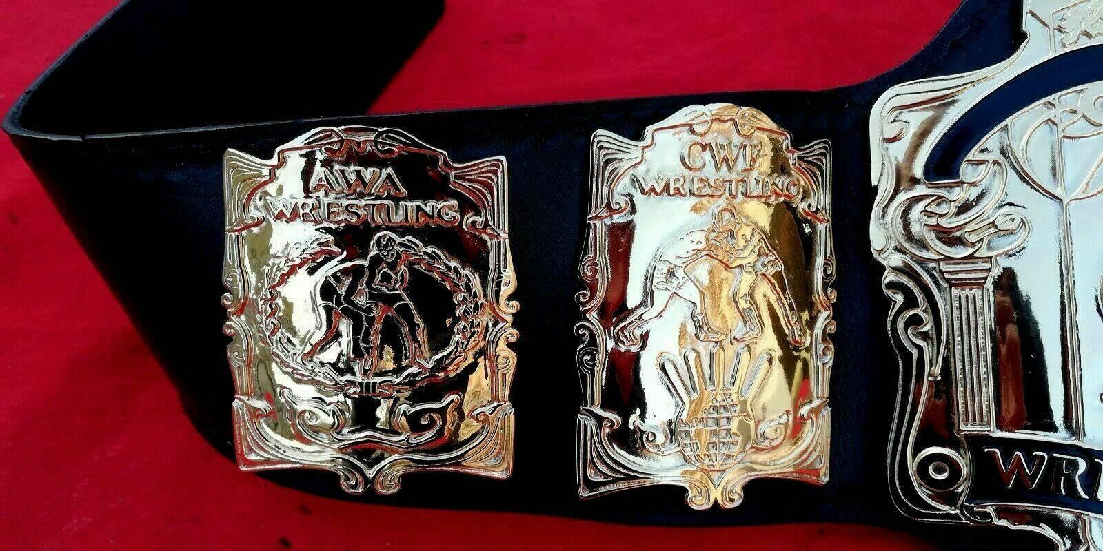 USWA UNIFIED HEAVYWEIGHT 24K GOLD Zinc Championship Belt - Zees Belts
