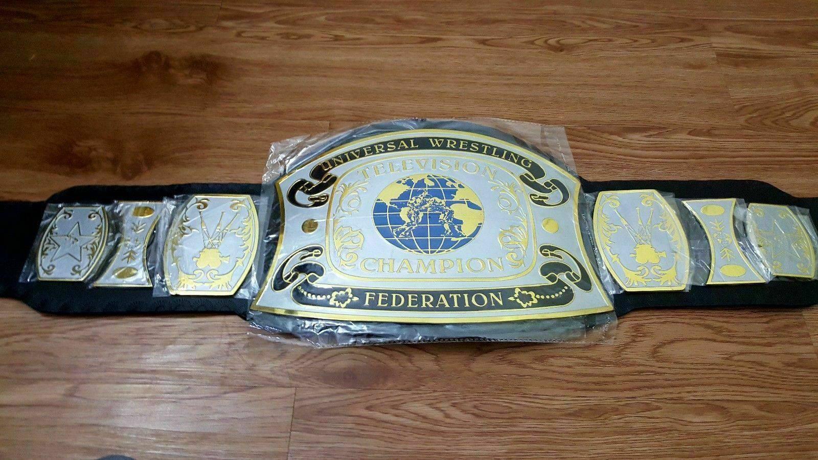 UWF TELEVISION Brass Championship Belt - Zees Belts