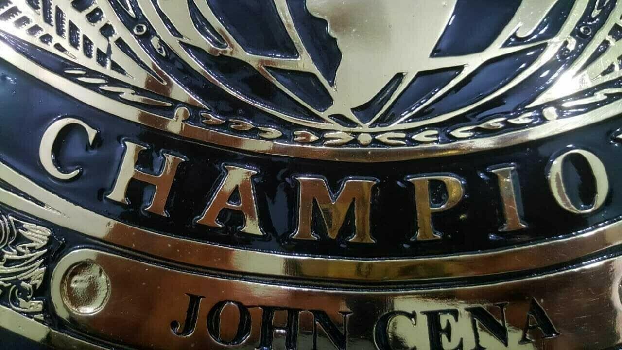 WWE UNDISPUTED Zinc Championship Belt - Zees Belts