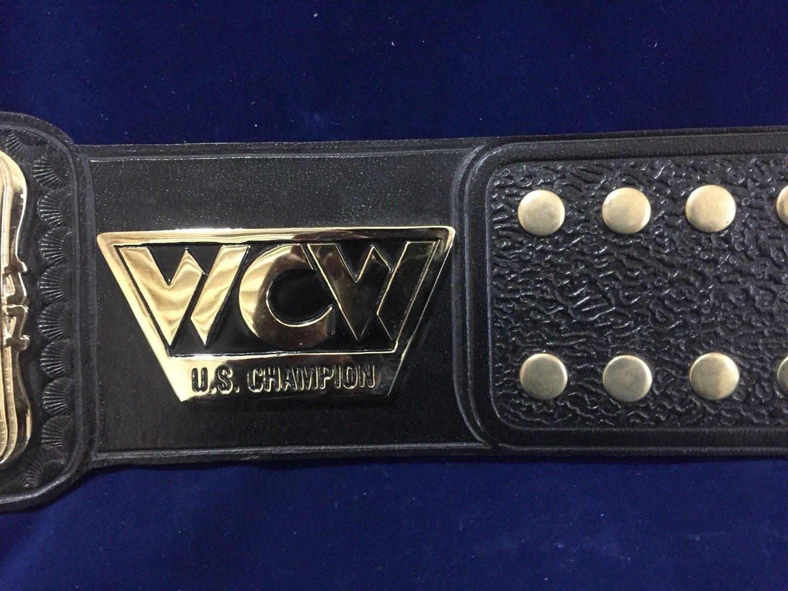 WCW US HEAVYWEIGHT 24K GOLD Zinc Championship Belt