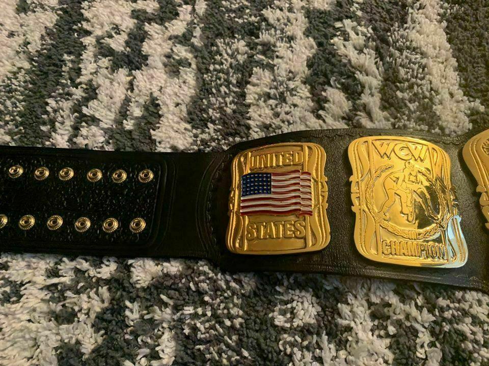 WCW UNITED STATES HEAVYWEIGHT Zinc Championship Belt - Zees Belts