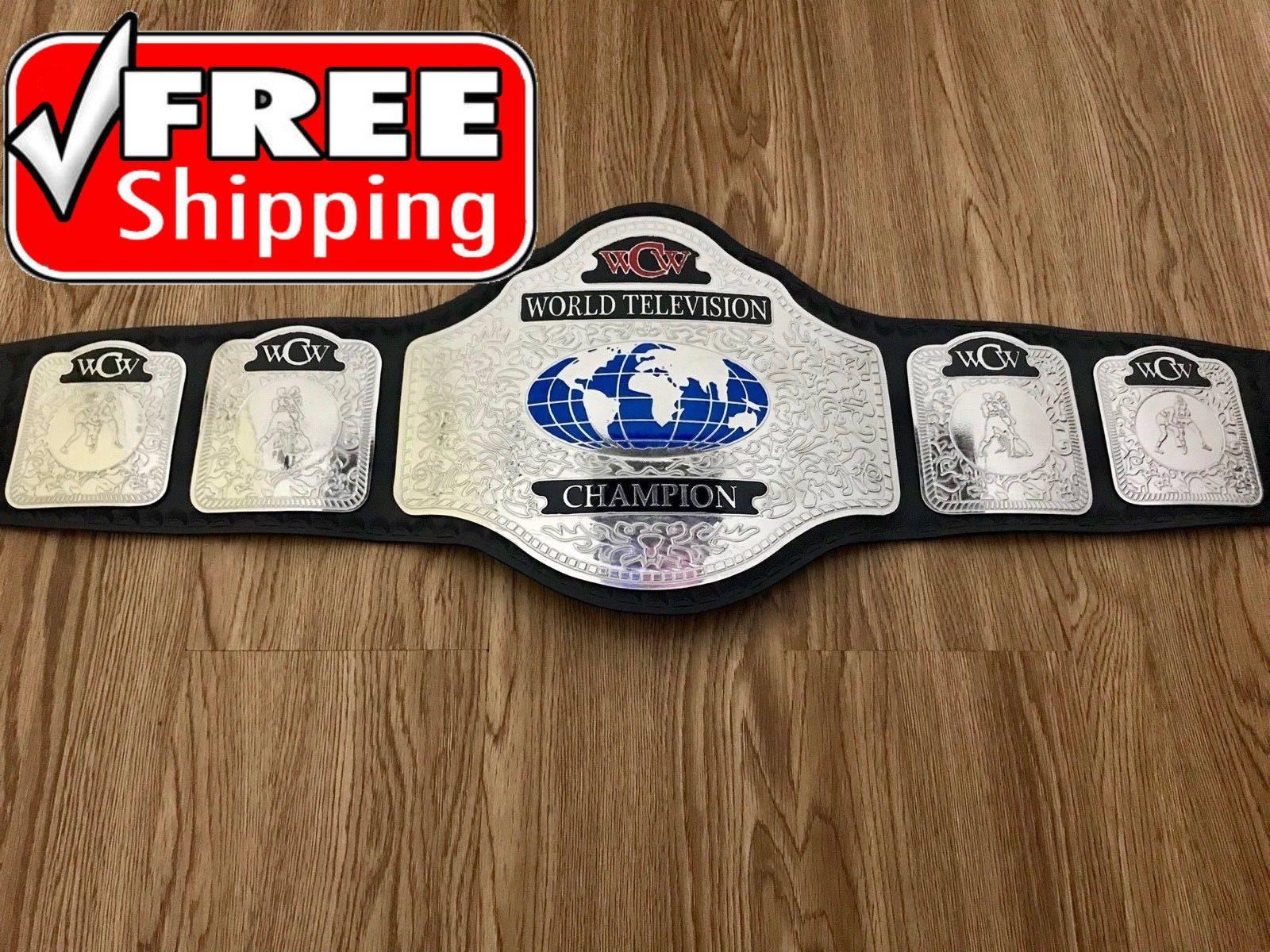WCW WORLD TELEVISION Brass Championship Belt